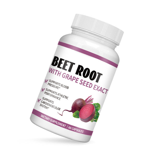 USDA Organic Extra Strength Beet Root 20:1 Extract 8000 mg Strength 120 Capsules