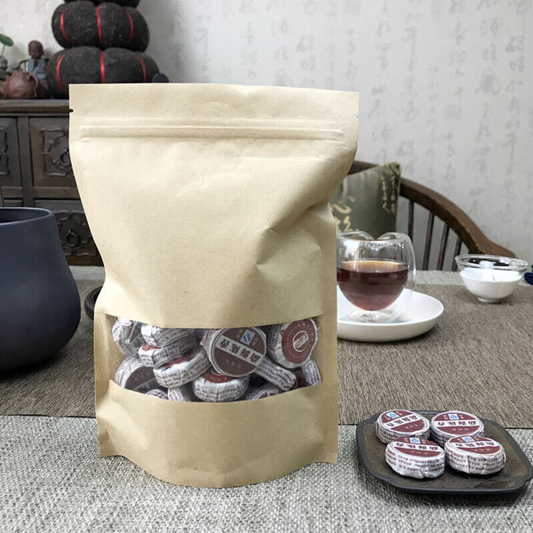 250g Yunnan Pu-erh Black Tea Mini Ripe Tea Ripe Pu Menghai Lao Pu Xiao Tuocha