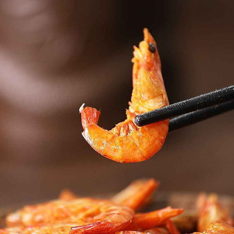 Knusprige getrocknete Shrimps Meeresfrüchte-Snacks zum Verzehr