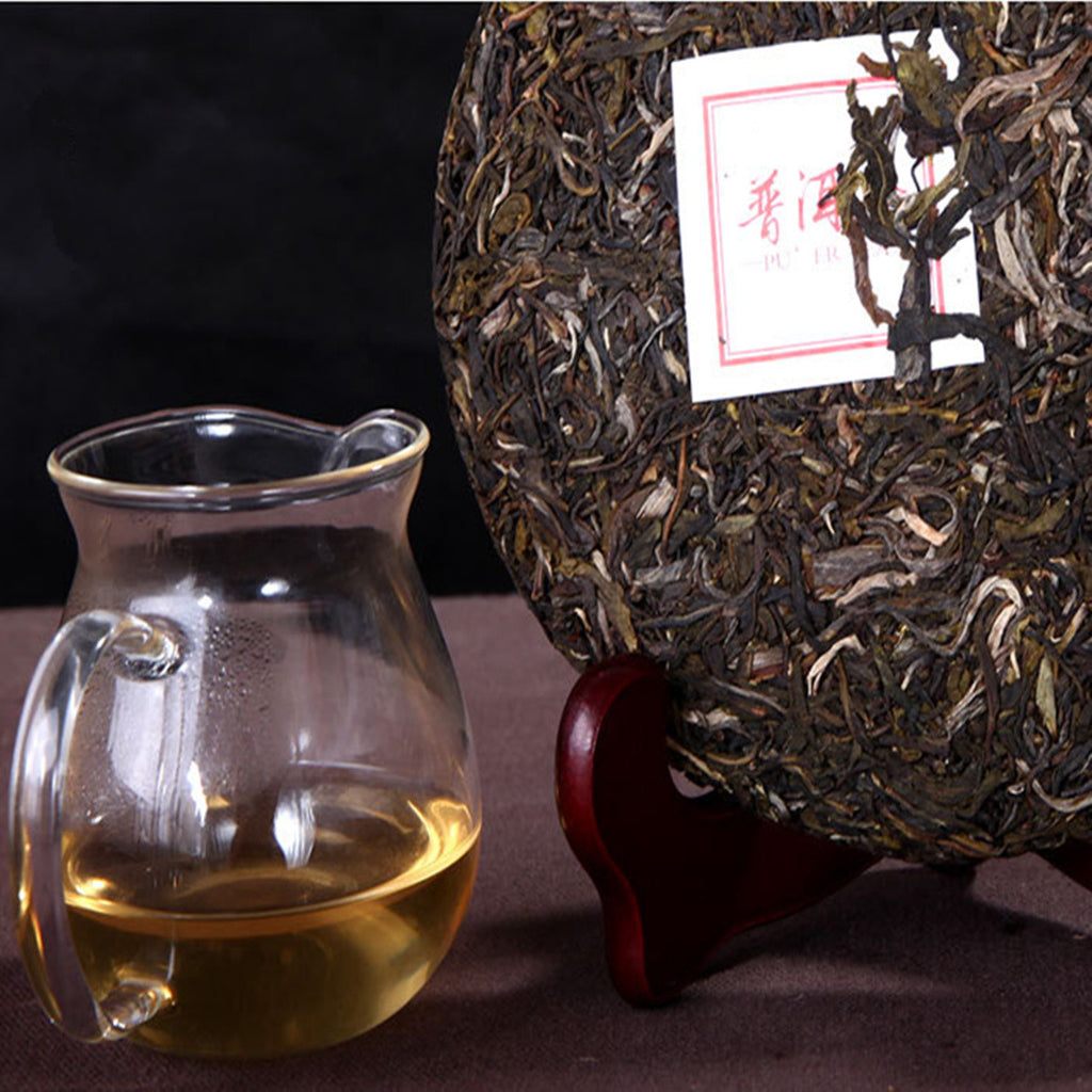 357g Yunnan Pu-erh Tea Cake Cha Tea Sheng Tea Organic Health Care Puer Tea