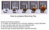Chinese EU Standard Blooming Tea Ball Healthy Flower Tea