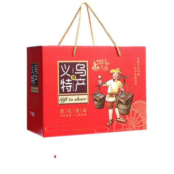 Yiwu Red Sugar Twisted Donut Black Sesame Snack Bulk Pack Traditional Treats