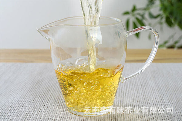 357g Yunnan Pu'er Tea Seven Seed Cake Bangdong Ancient Tree Golden Leaf Raw Tea