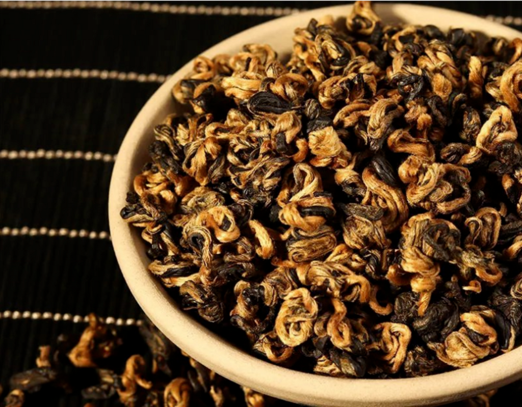 200g Early Spring Dianhong Black Tea Kunming Crested Honey Rhyme Gold Screw Food