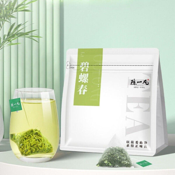 2025 Mingqian Biluochun Green Tea Flower Fruit Fragrance Tea Bags Premium