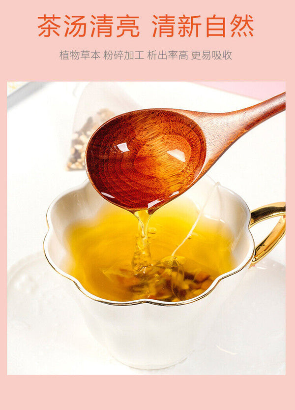 Poria Tea with Orange Peel, Buckwheat, Coix Seed, and Yam Herbal Tea