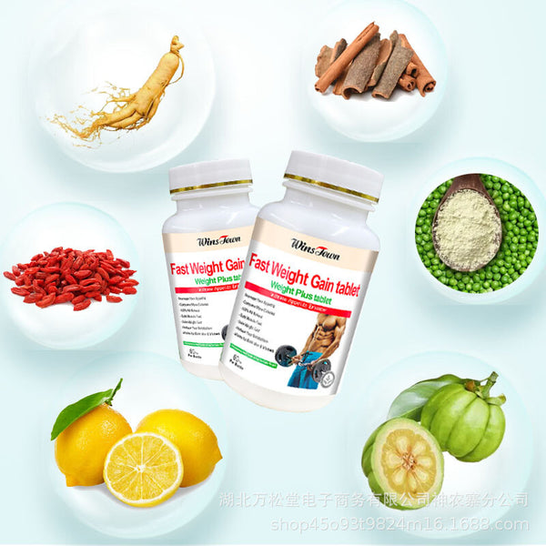 Fast Weight Gain Tablets – Herb-Based Weight Gainer Plus Pills 60 Tablets