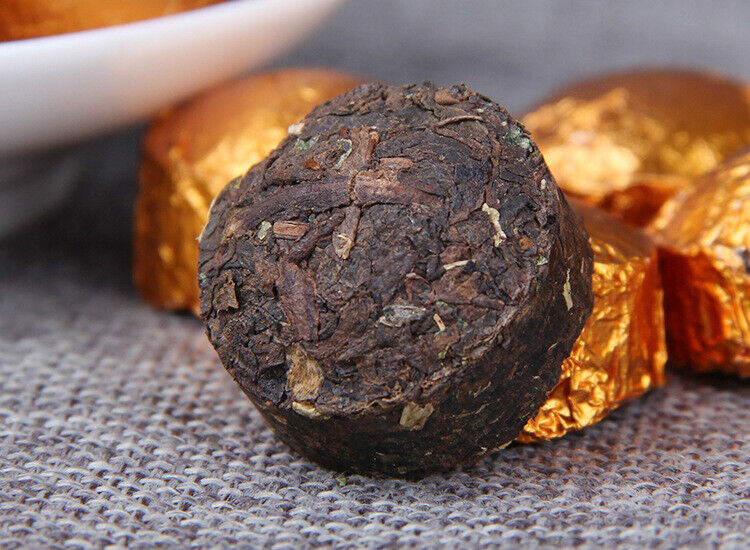 500g Cloth Bag Puerh Tea Glutinous Aroma Ripe Tea Pu'er Small Tuocha