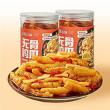 Spicy&Sour Boneless Chicken Feet Lemon Pickled Pepper Chicken Feet Snacks 酸辣无骨鸡爪