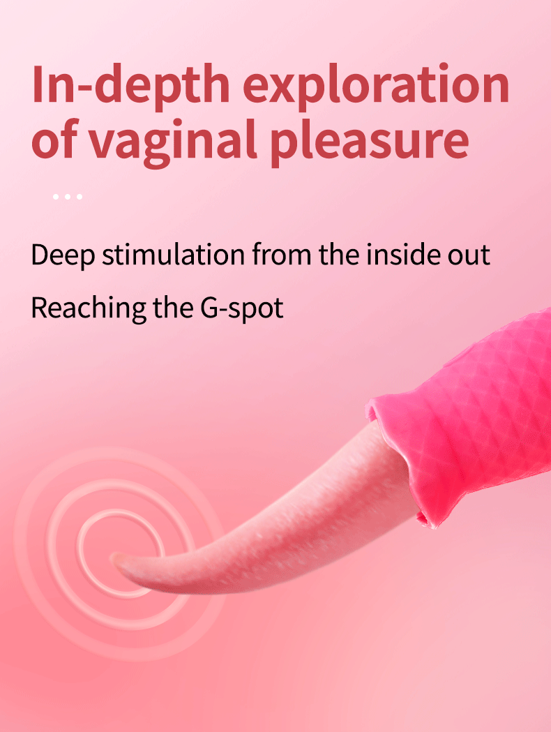 Female Masturbator tongue licking Orgasm vibrator Sex toy for women