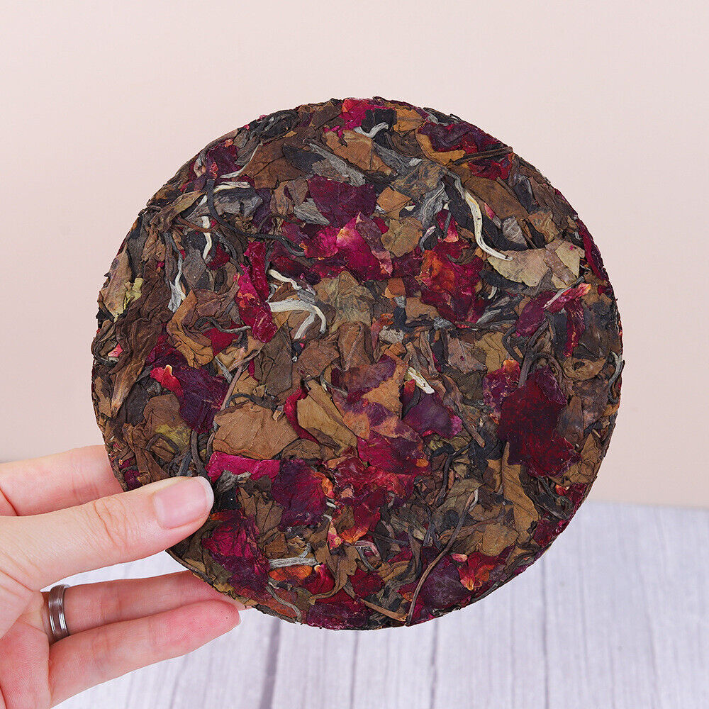 Yunnan Rose White Tea Cake Spring Tea Heavy Petal Rose Season Tea Rose Tea 100g Secondary image
