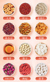 24 Flavor Red Ginseng Rose Tea Longan Herbal Blend Small Can Relaxation Wellness