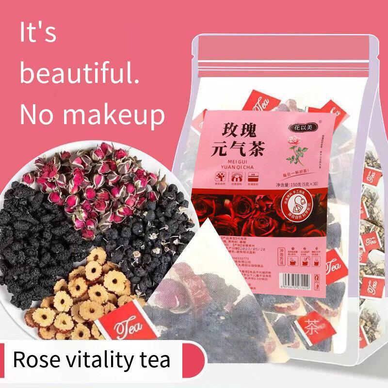 Rose Vitality Tea Mulberry Red Dates Wolfberry Health Tea Bag 150G Additive-Free Secondary image