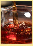 Big Tree Tea Brown Peacock Pu'er Tea Ripe Tea Cake Yunnan Qizi Cake Tea 357g