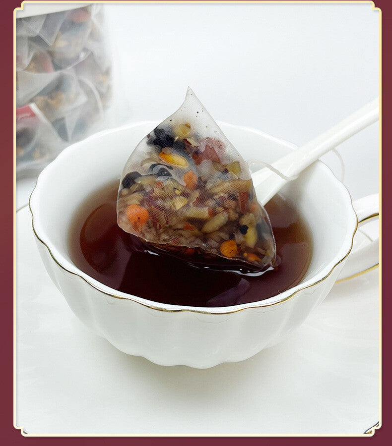 Red Date Tea for Men for Fatigue and Wellness Ginseng Mulberry Goji Berry