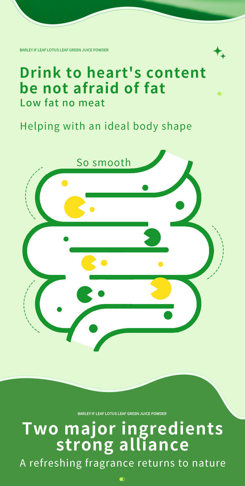 Meal replacement barley seedling green juice powder