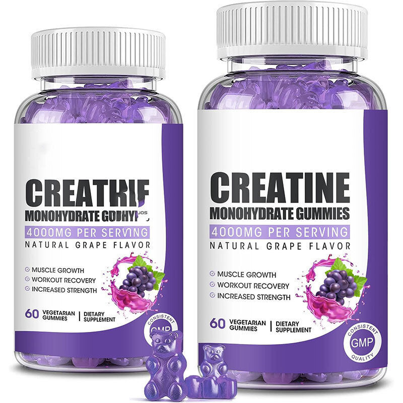 肌酸软糖creatine gummies Workout Fudge Energy Supplement 60 pills Main image