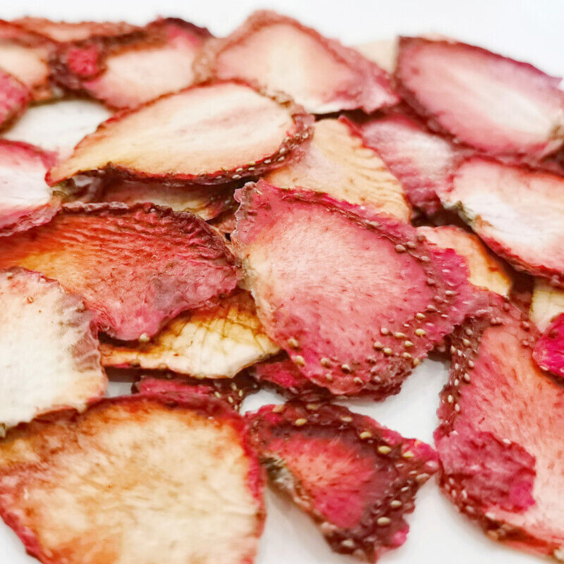 Strawberry slices Dried freeze-dried strawberries fancy fruit tea 17.6oz