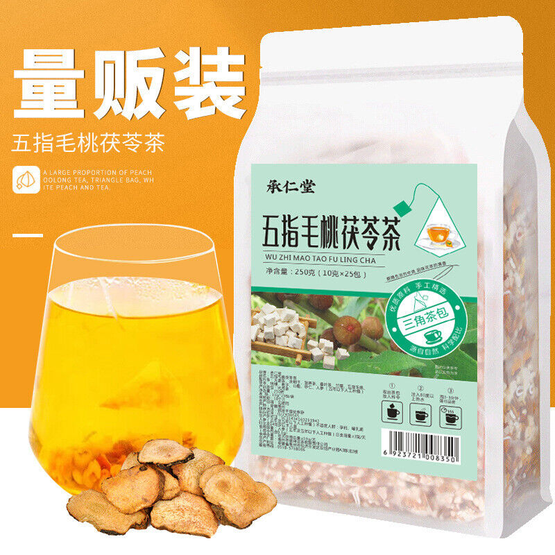 25 packs of 250g Five Finger Peach Poria Cocos Soil Poria Cocos Grab Dragon Tea Secondary image