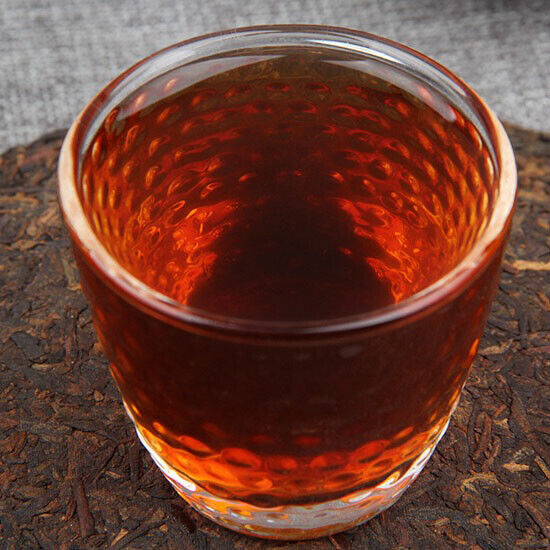 Ripe Puer Tea Cake Fermented Puerh Cha Bing Menghai Cheng Xiang 357g/12.59oz