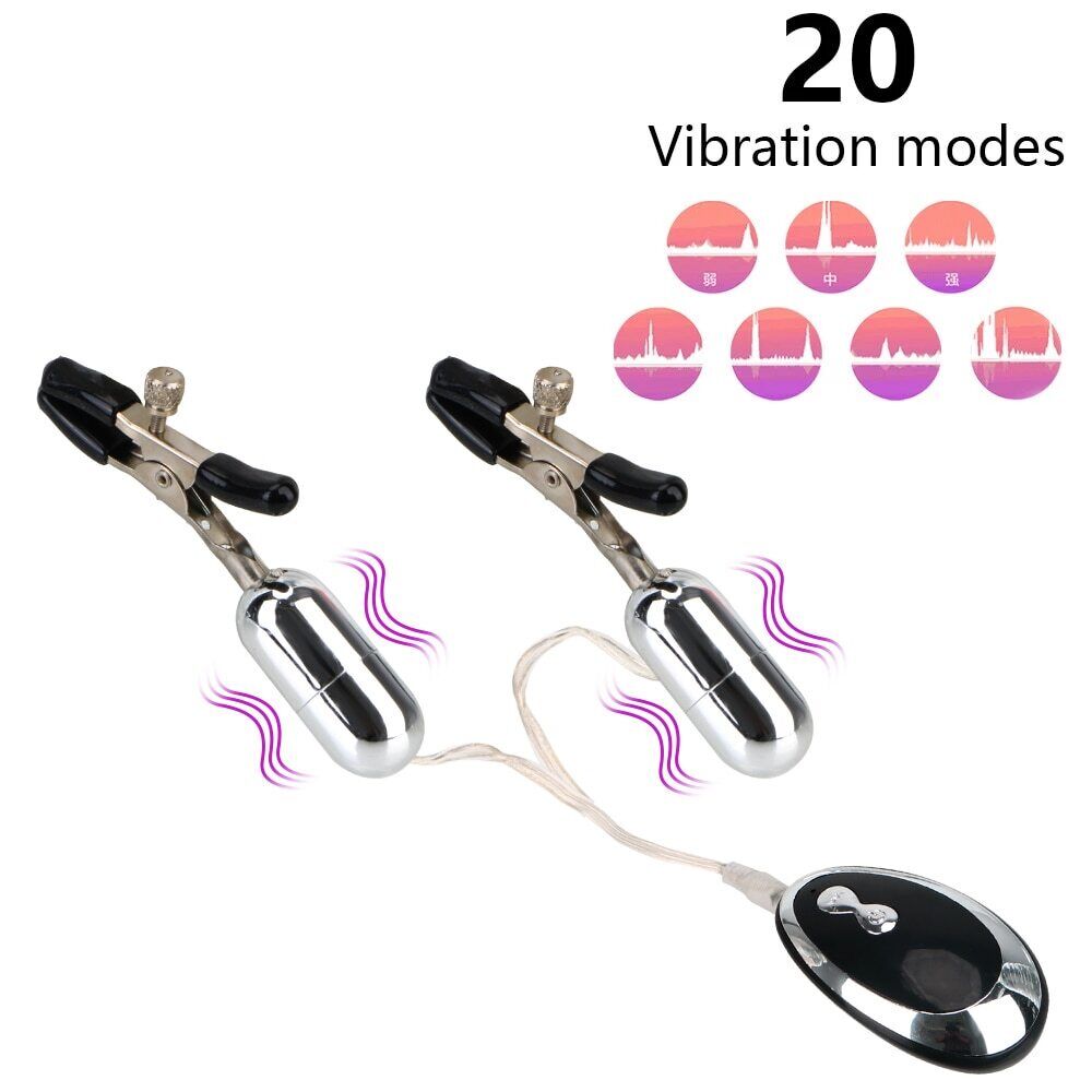Nipple Clamps Vibrators For Women Breast Clitoris Clips Sex Toys For Women
