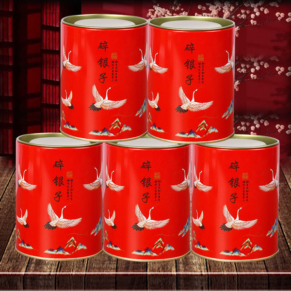 Glutinous Rice Fragrance Crushed Silver Tea Fossil Yunnan Pu'er Ripe Tea 50g/Can