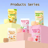Beauty Milk Powder Erdbeerpulver Instant Collagen Drink 180g/Beutel