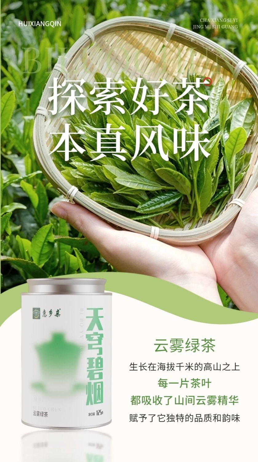 Premium High Mountain Cloud Mist Green Tea 2025 Spring Loose Leaf