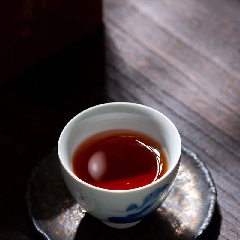 Yunnan Pu-erh Tea Ripe Tea Cake 357g Pu-erh Ripe Tea Cake 年年有余熟普洱
