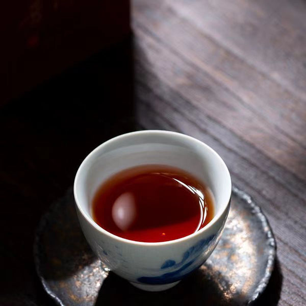 Yunnan Pu-erh Tea Ripe Tea Cake 357g Pu-erh Ripe Tea Cake 年年有余熟普洱