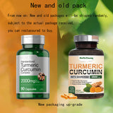 2000 mg | 90 capsules | Horbaach - Turmeric curcumin contains bioprotein |