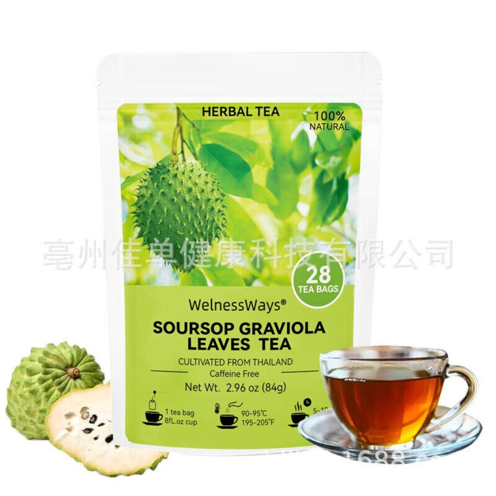 Soursop Loose Leaf Herbal Tea 84g Natural Digestive Aid Caffeine Free Blend Main image