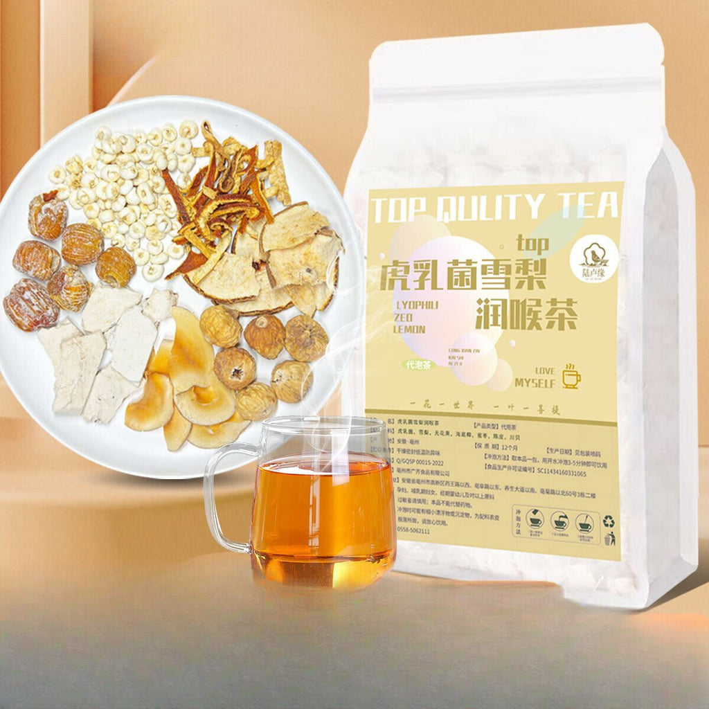 Tiger Cream Mushroom Cough Soup Chuanbei Chenpi Pear Moistening Lungs