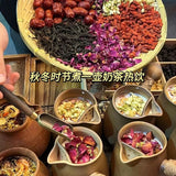 Rose Jasmine Cinnamon Tea Homemade Roasted Milk Netflix Drink