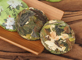 Yunnan Old White Tea White Tea Jasmine Flower Tea Premium Compressed Tea Cakes