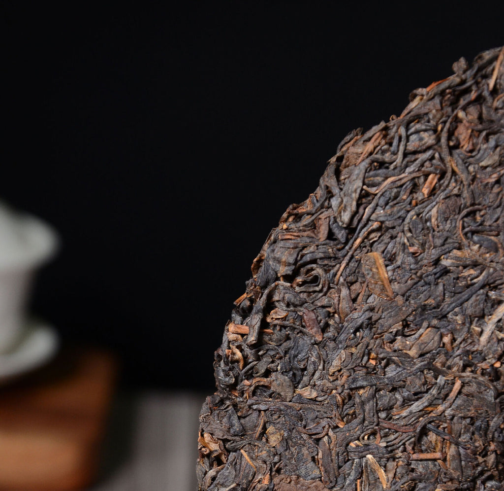 357g Pu-erh Raw Tea Yunnan Seven Seeds Cake Puerh Qing Qiao Mu Old Tree Raw Cake