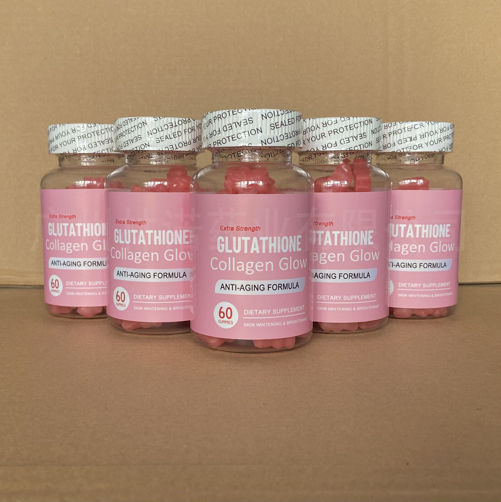 Glutathione Collagen glow anti-aging skin whitening gummies 60 gummies