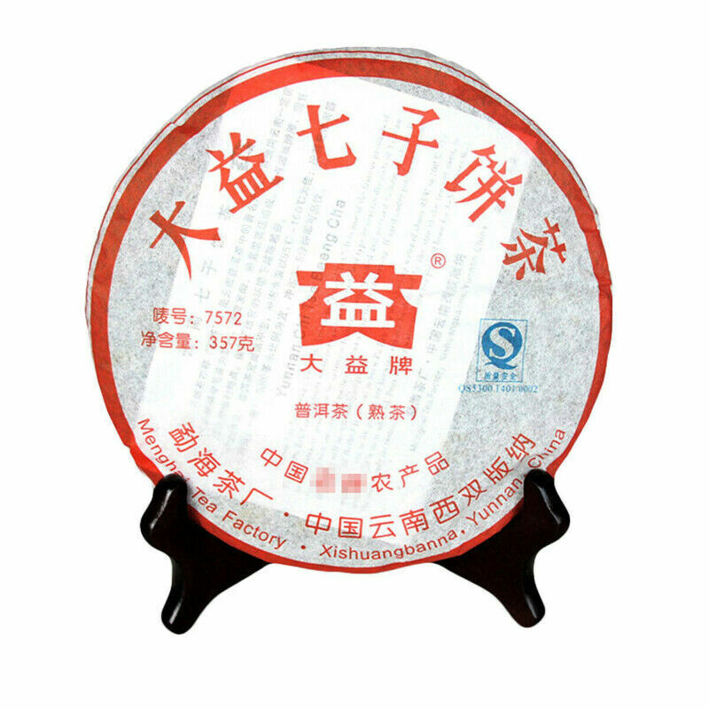 Green Food 100% Authentic TAETEA Nian Ripe Pu-erh Tea Menghai Dayi 357g Puer Tea