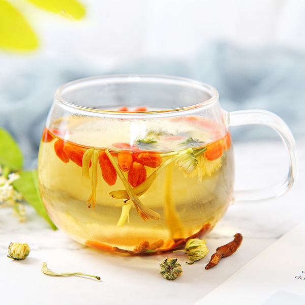 Honeysuckle chrysanthemum tea stay up late tea herbal tea flower tea combination