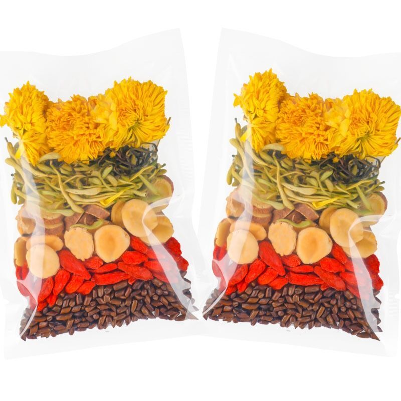 Luo Han Guo Chrysanthemum Cassia Goji Tea Bags Liver Cleanse Throat Lung Support