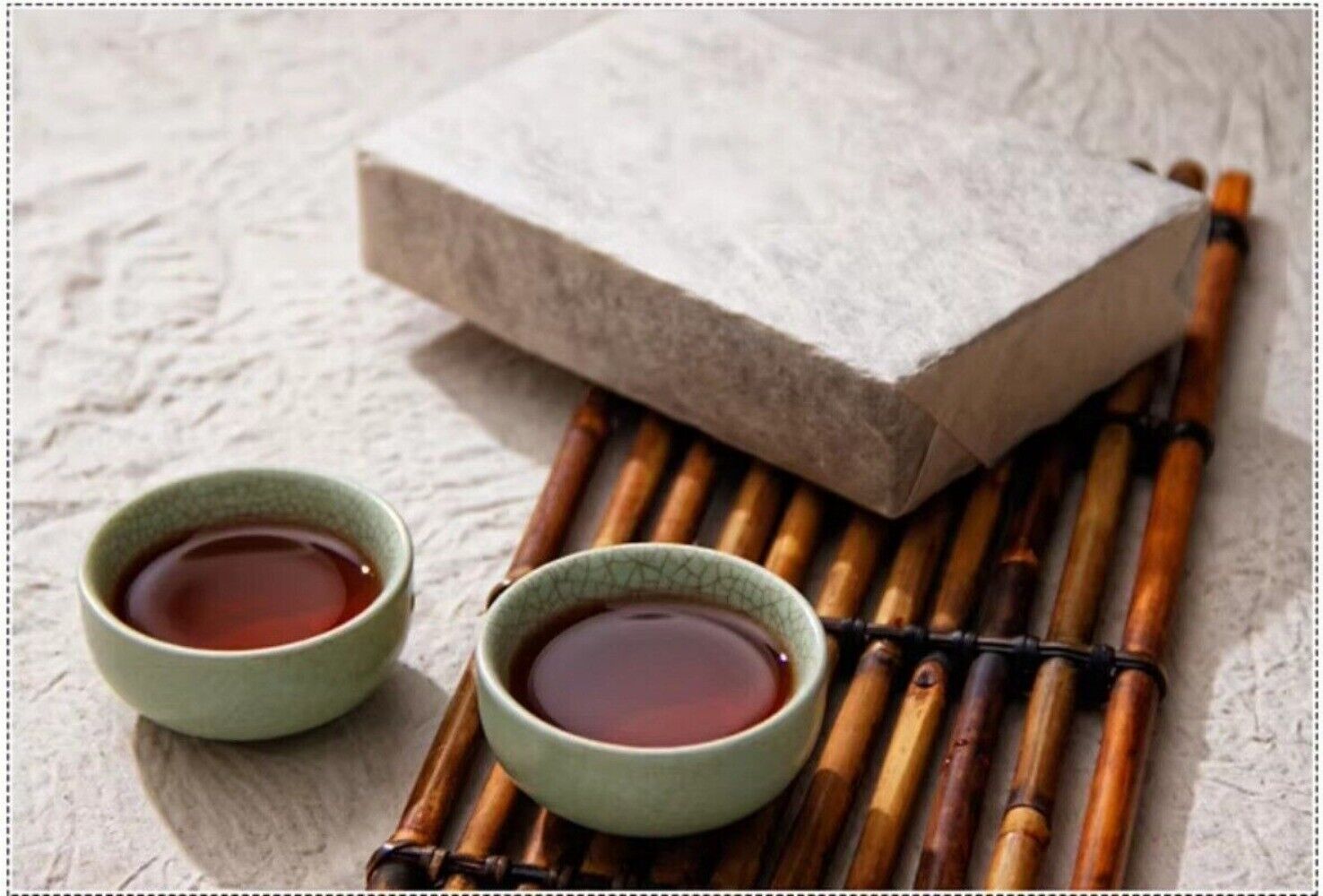 Yunnan Aged Pu-erh Tea Brick 200g Cooked Pressed Black Tea Premium Organic