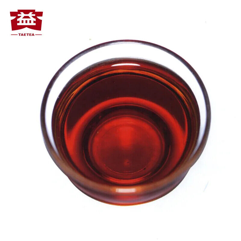 Chinese Famous Da Yi Brand Ripe Puer Tea Cake 7592 Fermented Puerh Cha Bing 357g