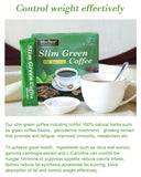 Slim Diet Green Weight Loss Coffee Slimming Instant Coffee 10g*18bags
