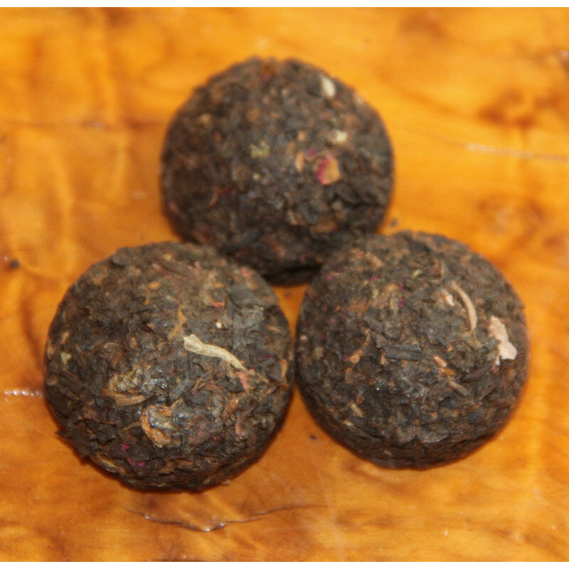 Pu'er Tea Mini Tuo Tea [Rose Tuo] Cooked Tea 200g In Bamboo Packed Health Care