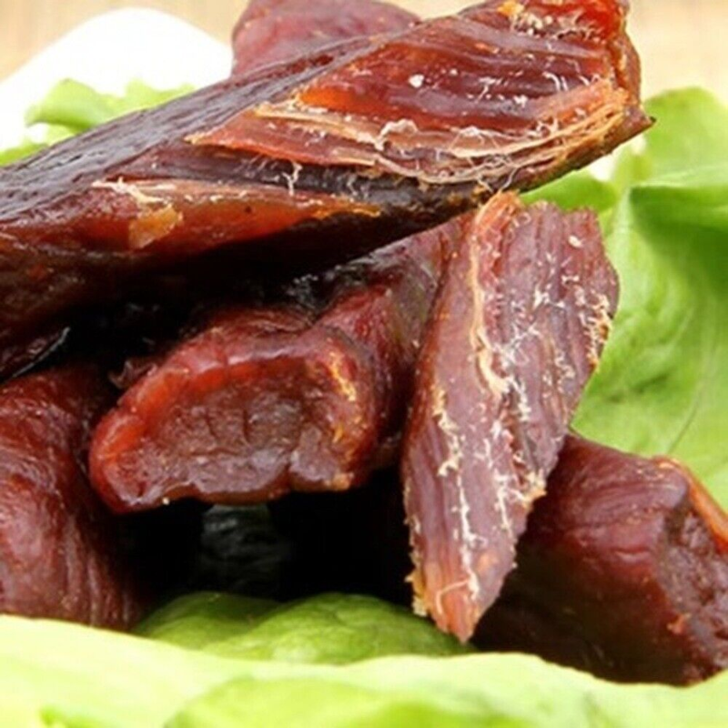 Chinese Food Snacks keerqin Beef jerky科尔沁风干牛肉手撕牛肉干原味 五香 香辣 孜然250g Secondary image