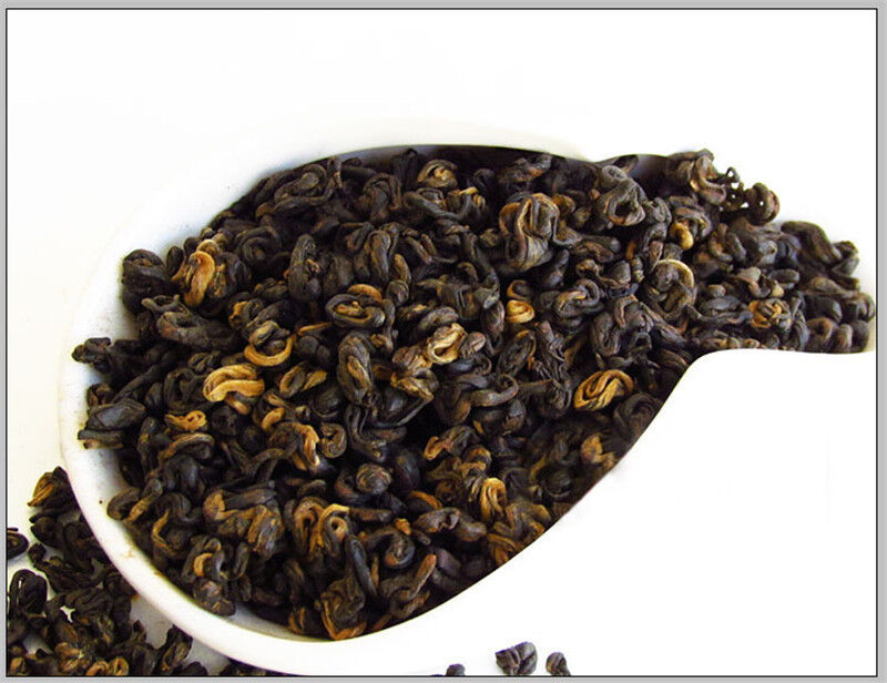 200g Curled Dian Hong Tea Organic Healthy Drink Yunnan Dian Hong Tea Black Tea