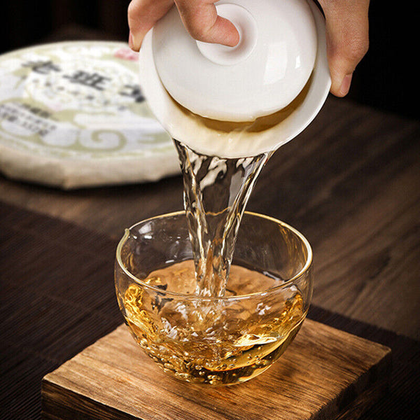 357g Tea Cake Old Banzhang Pu'er Tea Raw Tea Cake Healthy Drink