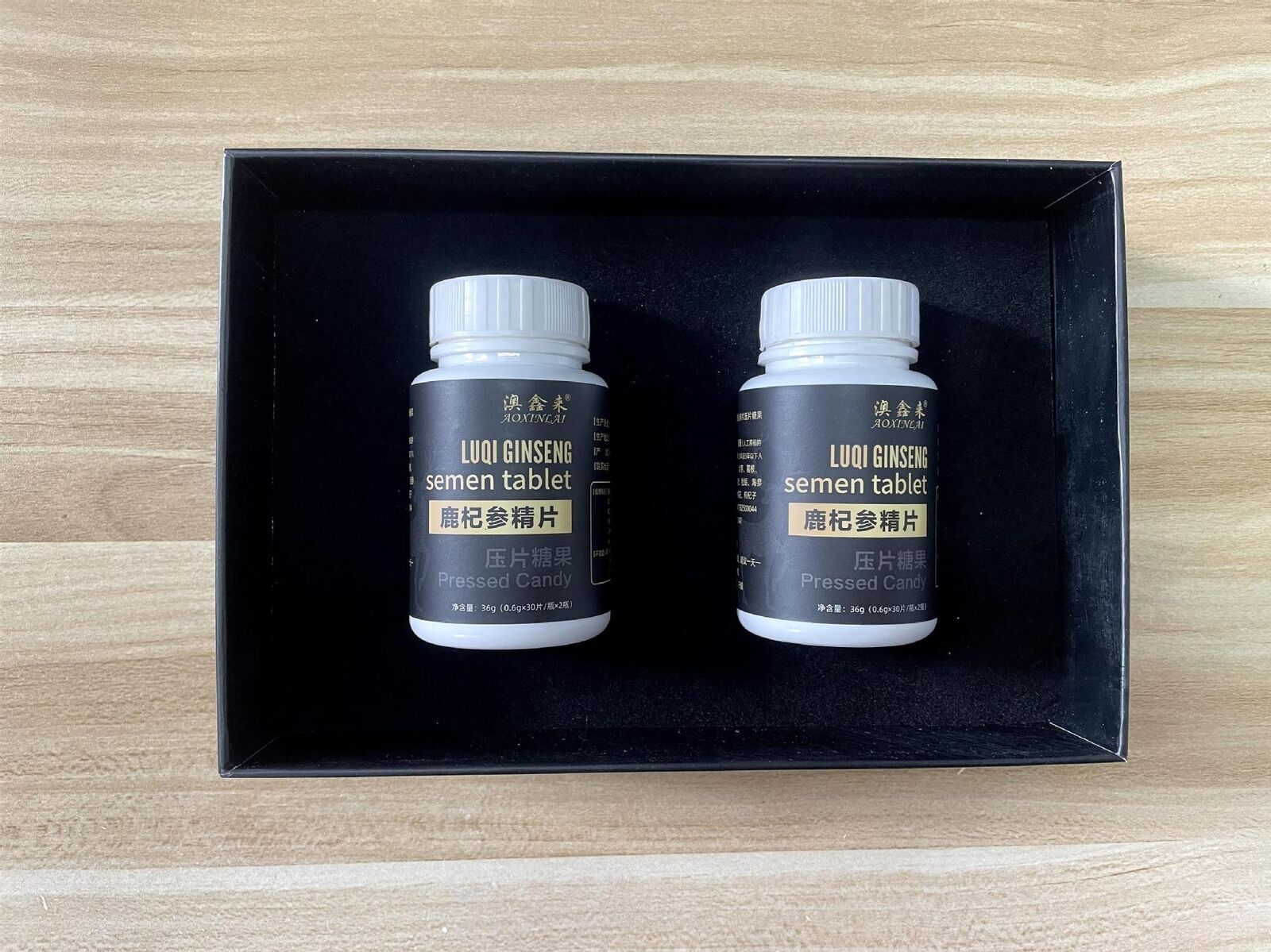 Luqi Ginseng Tablets Men's Candy Oyster Polygonatum Ginseng Tablets Nourishing