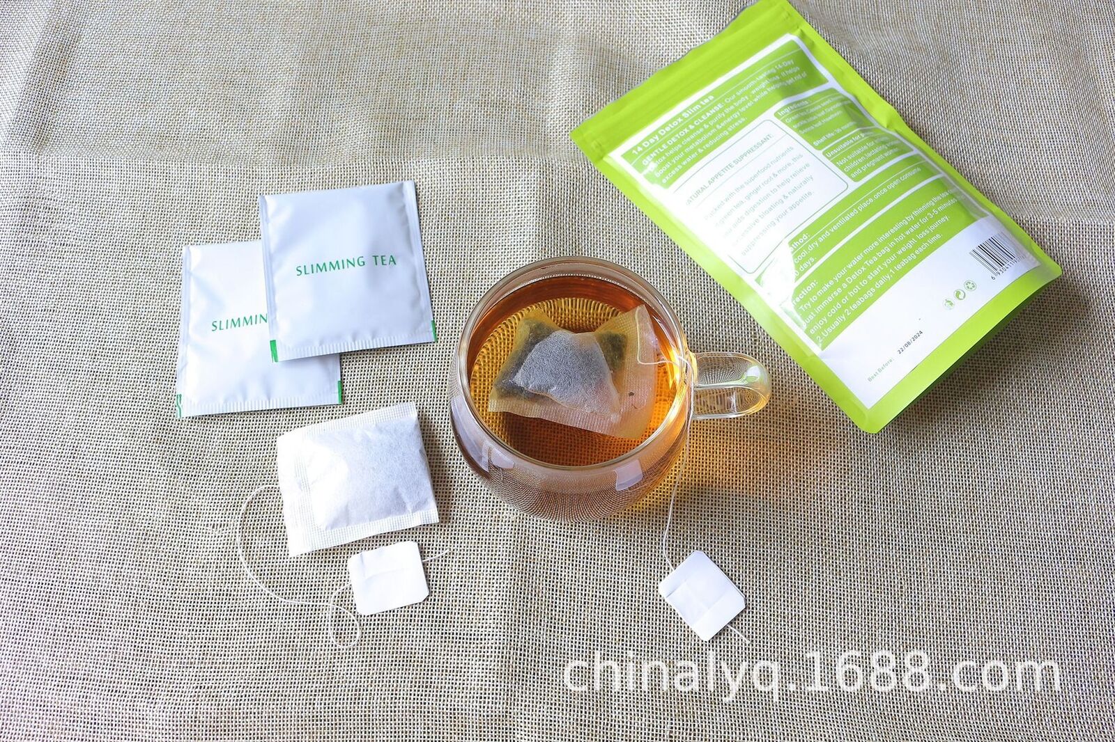 3g*14 bags Natural Slim Tea 14day Detox Weight Loss Herbal Tea Secondary image