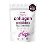Multi Collagen Peptides Powder-HydrolyzedProtein Peptides (Type l,l,ll,v,X) 1LB